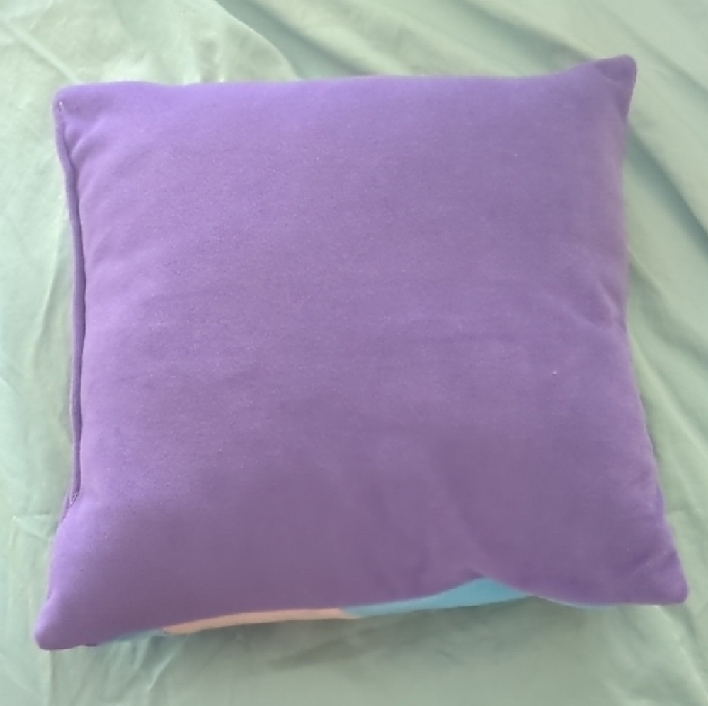 Cinderella Purple and Blue Princess Decorative Pillow - Picture 2 of 2